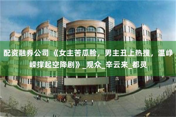 配资融券公司 《女主苦瓜脸，男主丑上热搜，温峥嵘撑起空降剧》_观众_辛云来_都灵