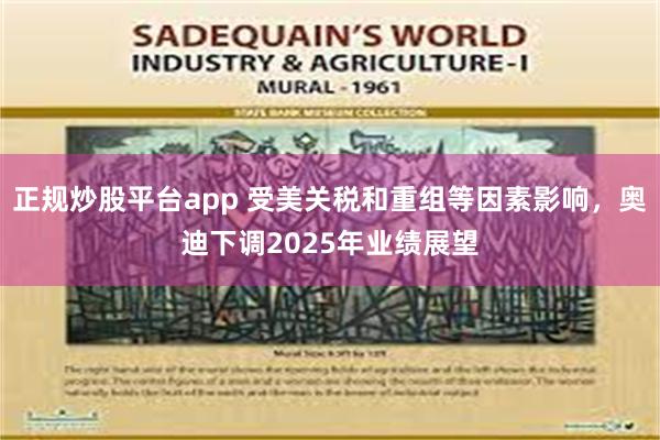 正规炒股平台app 受美关税和重组等因素影响，奥迪下调2025年业绩展望